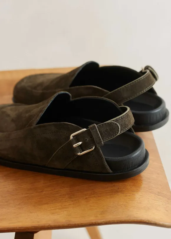 Suede Clog