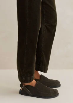 Suede Clog