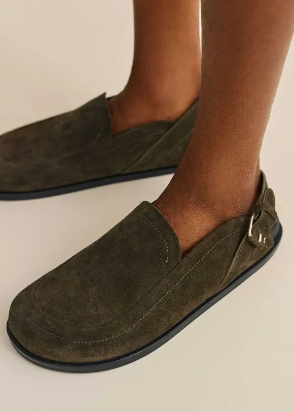 Suede Clog