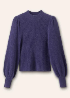 Superfine Alpaca Pouf Sleeve Jumper