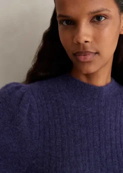 Superfine Alpaca Pouf Sleeve Jumper