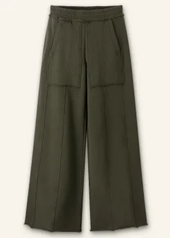 Sweatshirting Wide-Leg Trouser