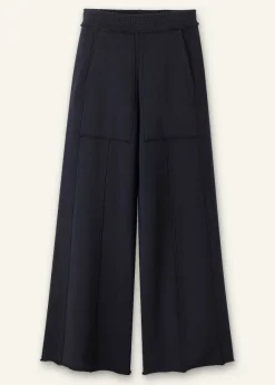 Sweatshirting Wide-Leg Trouser