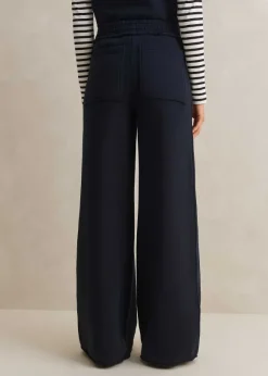 Sweatshirting Wide-Leg Trouser