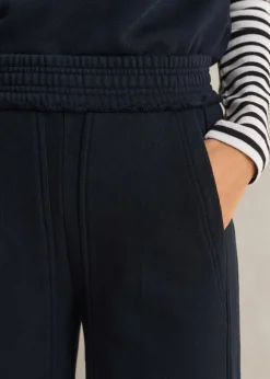 Sweatshirting Wide-Leg Trouser