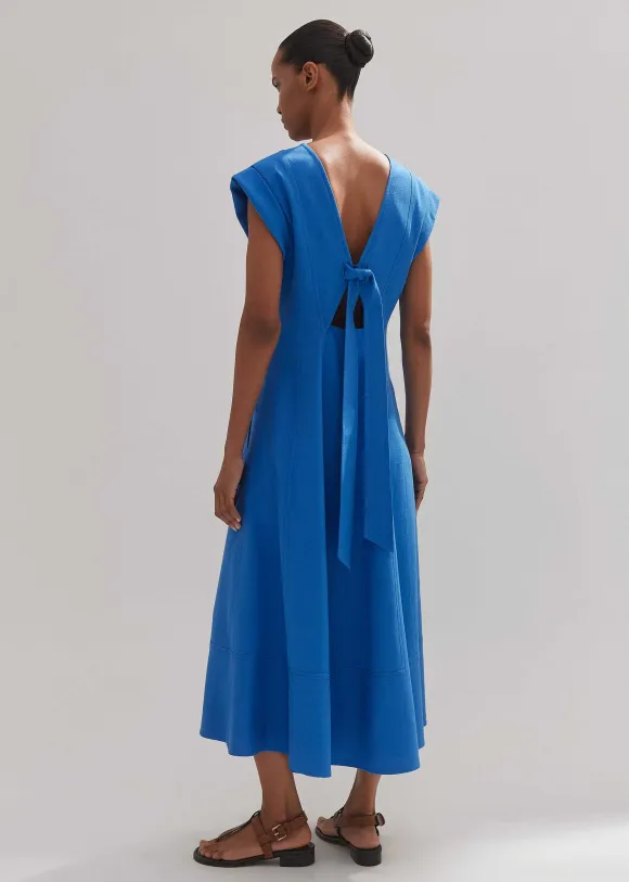 Tailored Flare Midi Dress
