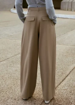 Tailored Wide Tapered Trouser + Belt