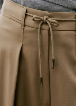 Tailored Wide Tapered Trouser + Belt