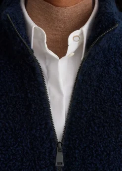 Teddy Merino Boucl Zip Vest