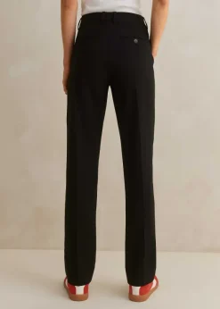 Textured Boyish Cigarette Pant