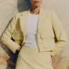 Textured Cotton-Blend Skirt Co-Ord