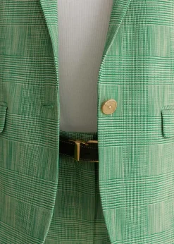 Textured Prince Of Wales Check Blazer