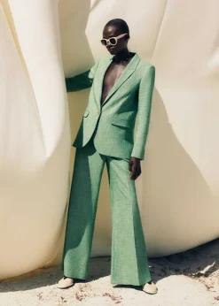 Textured Prince Of Wales Check Suit