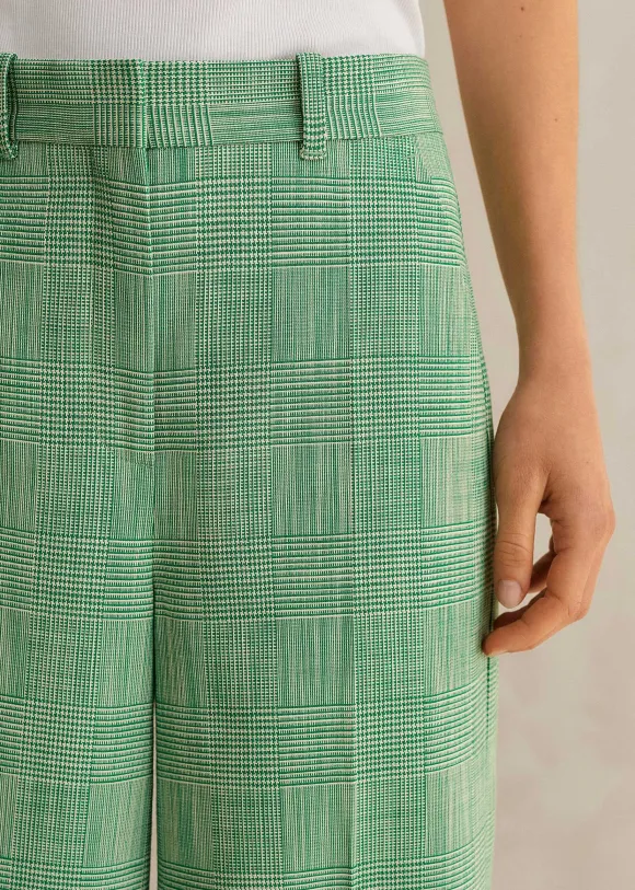 Textured Prince Of Wales Check Man Pant