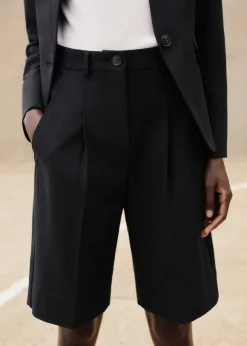 Textured Tailored Short Suit