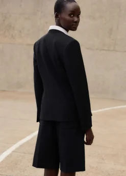 Textured Tailored Short Suit