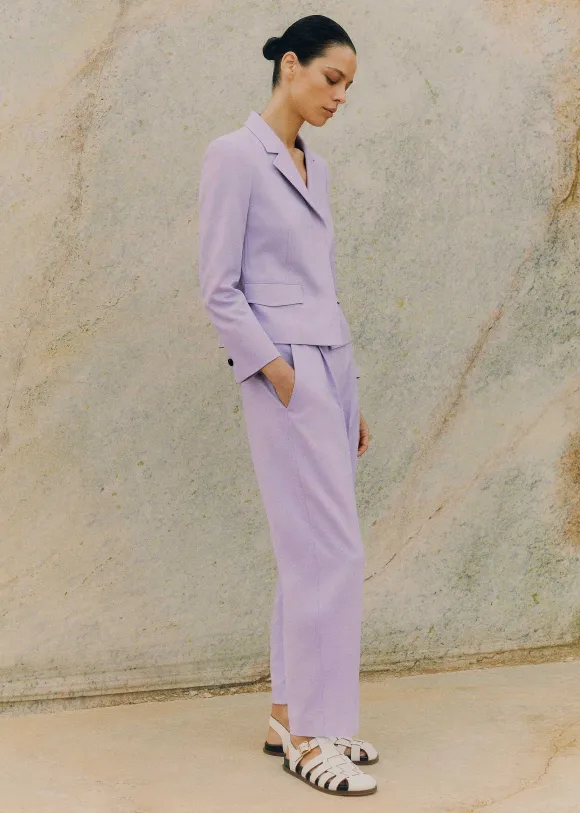 Textured Tapered Trouser