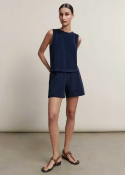 Towelling Crop Top