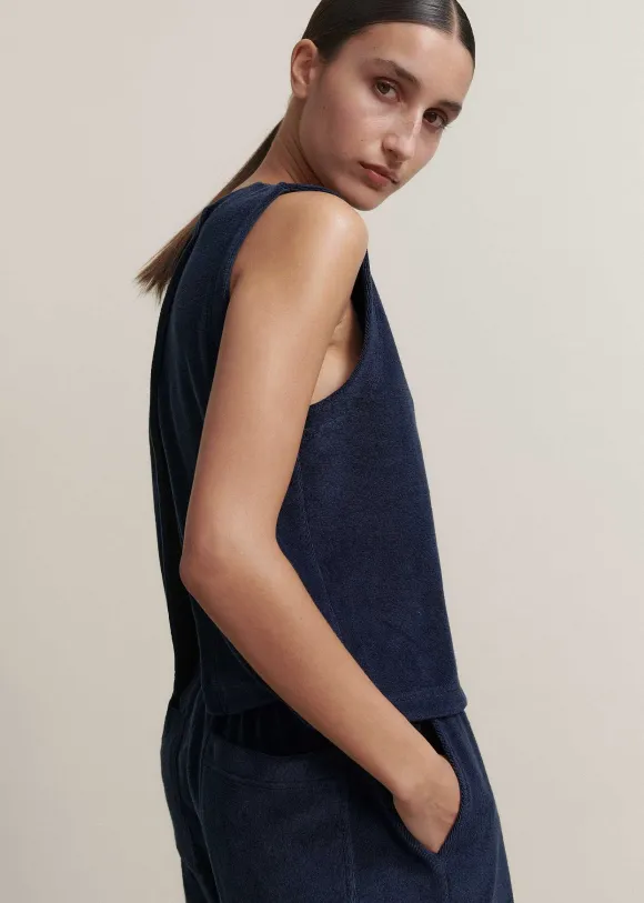 Towelling Crop Top