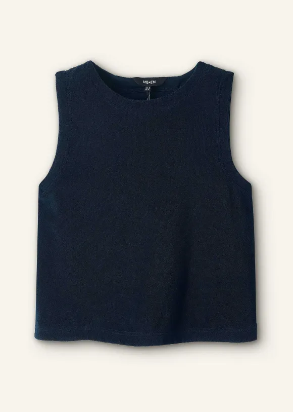 Towelling Crop Top