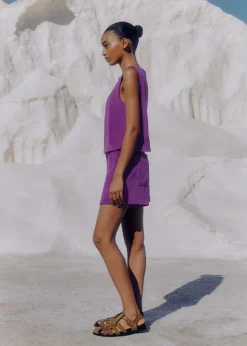 Towelling Crop Top + Short Co-Ord