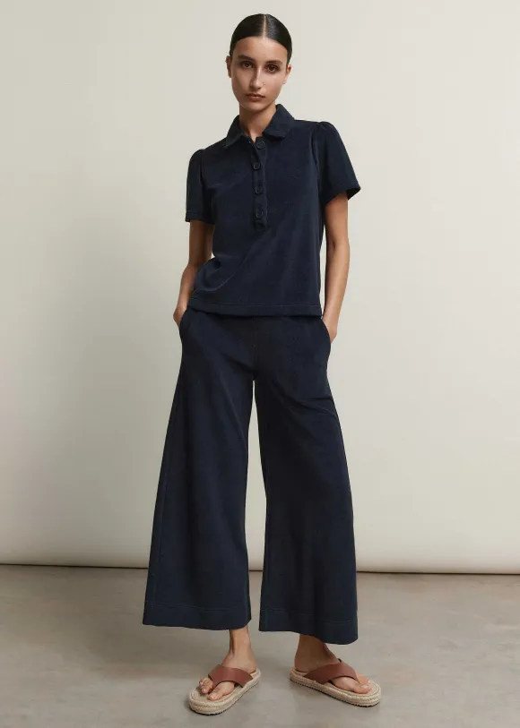 Towelling Polo Top + Trouser Co-Ord