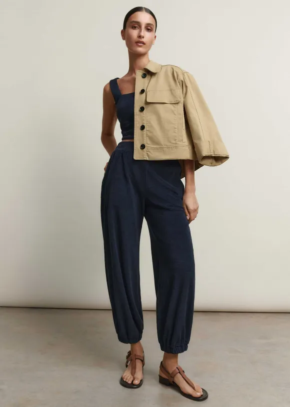 Towelling Relaxed Jogger