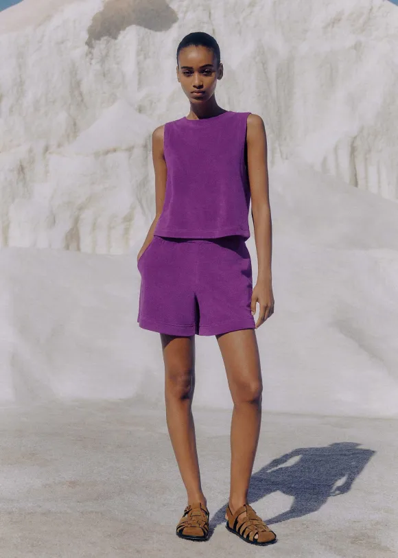 Towelling Short
