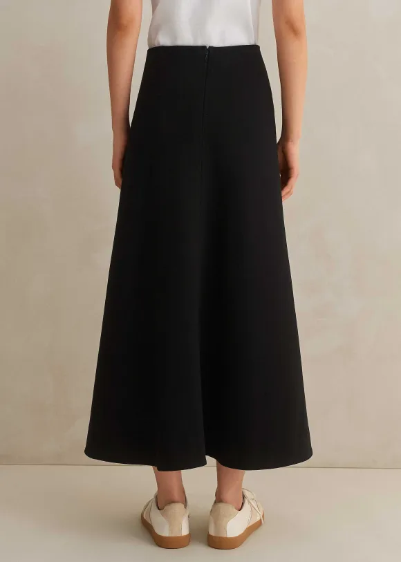 Travel Tailoring A-Line Midi Skirt