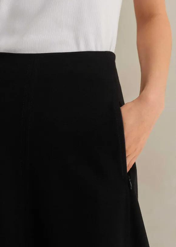 Travel Tailoring A-Line Midi Skirt