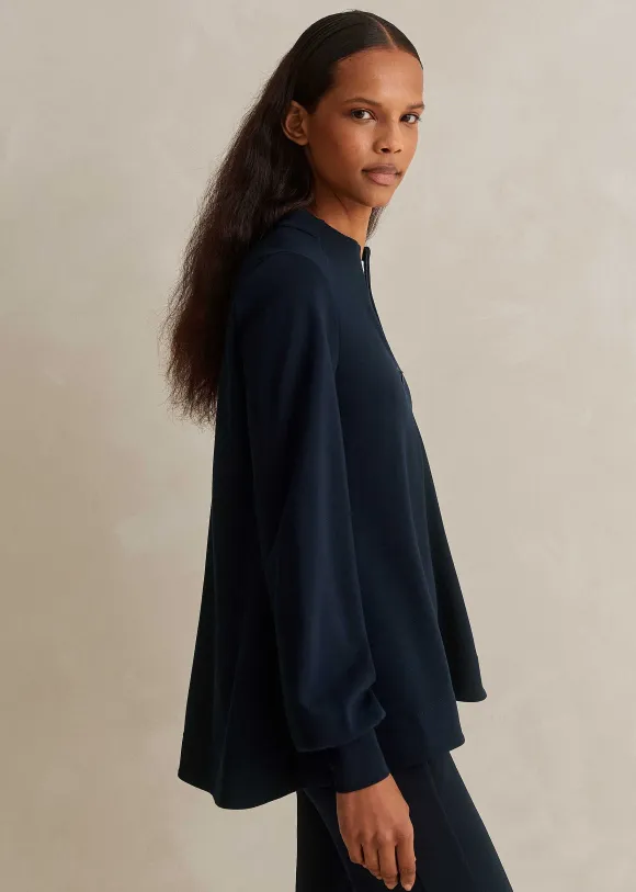 Travel Tailoring Balloon Sleeve Swing Top