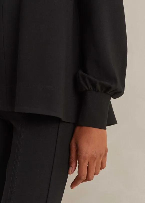 Travel Tailoring Balloon Sleeve Swing Top