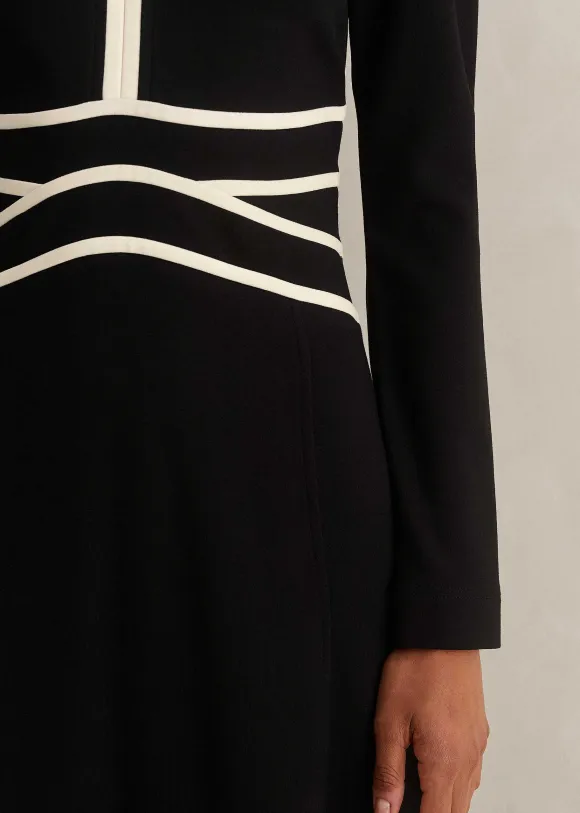 Travel Tailoring Contrast Detail Maxi Dress