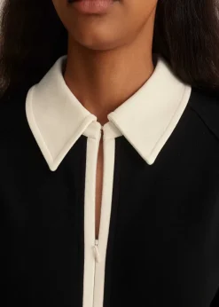 Travel Tailoring Contrast Detail Maxi Dress