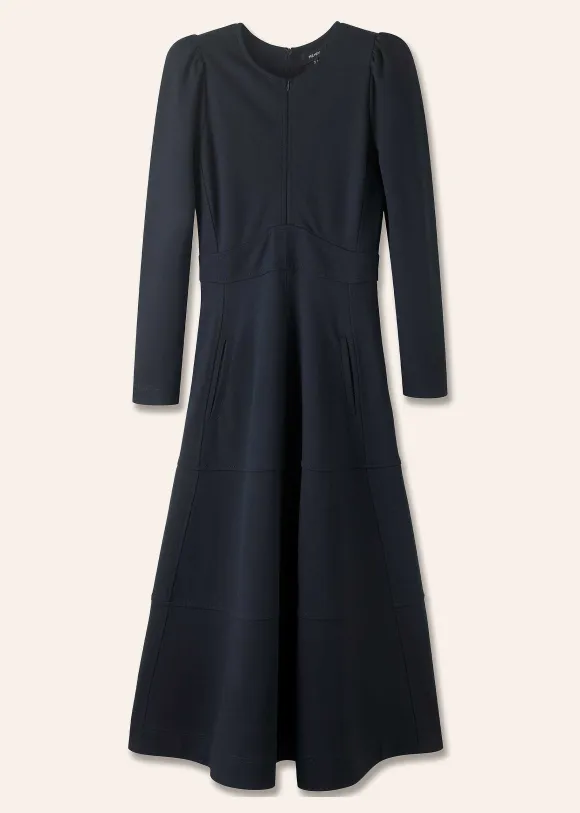 Travel Tailoring Fit And Flare Maxi Dress