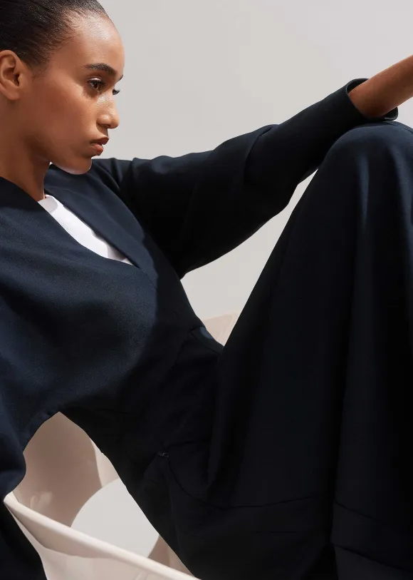 Travel Tailoring Fit And Flare Midi Dress