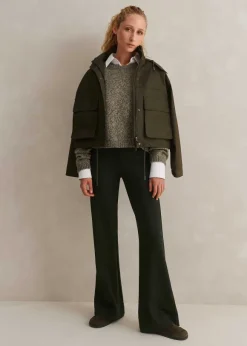 Travel Tailoring Kick Flare Trouser