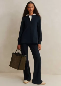 Travel Tailoring Kick Flare Trouser