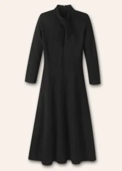 Travel Tailoring Necktie Maxi Dress