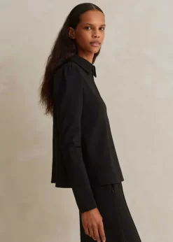 Travel Tailoring Shirt Collar Swing Top
