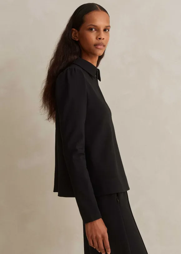 Travel Tailoring Shirt Collar Swing Top