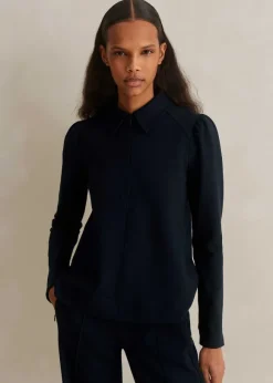 Travel Tailoring Shirt Collar Swing Top