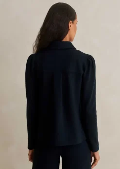 Travel Tailoring Shirt Collar Swing Top