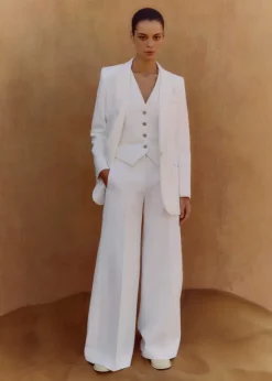 Tux Wide-Leg Trouser Three-Piece Suit