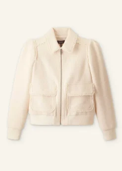 Tweed Bomber Jacket
