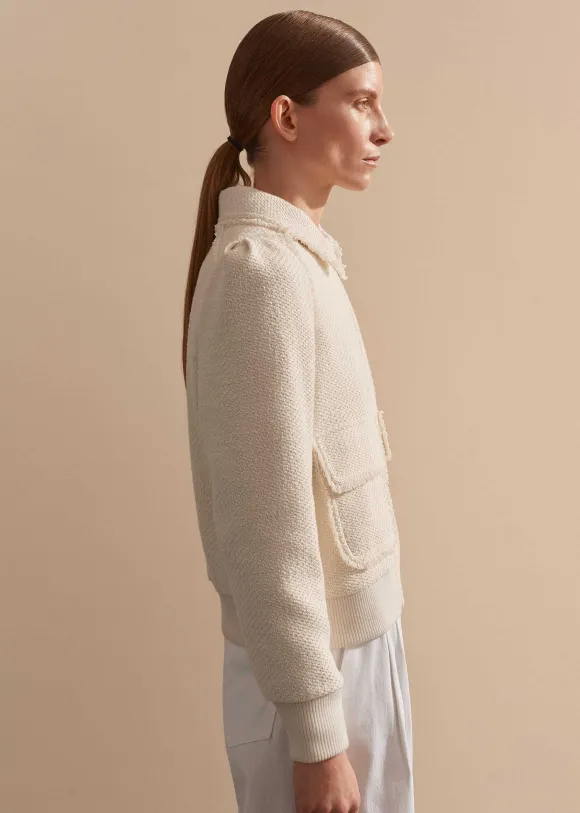 Tweed Bomber Jacket