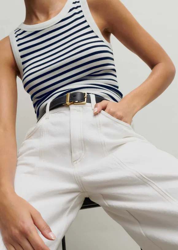 Ultimate Crew Neck Stripe Vest