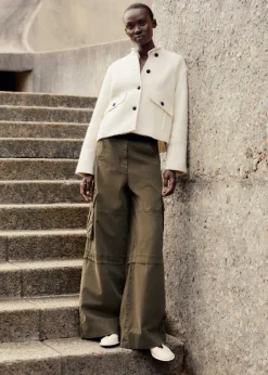 Wide-Leg Cargo Trouser