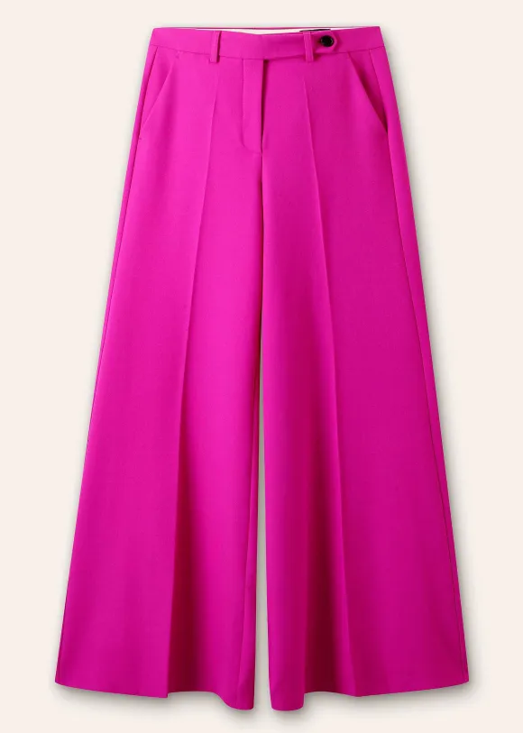 Wide-Leg Flare Trouser
