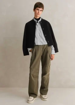Wool Jersey Roll Neck Top